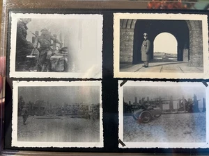Konvolut 4 Original WWII Deutsche Fotos Soldaten Fahrzeuge Artillerie Ostfront - Bild 1 von 3