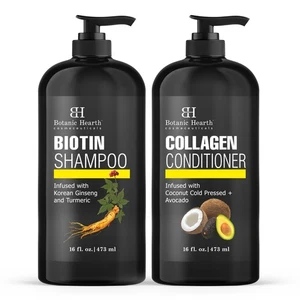 Biotin Shampoo and Conditioner with Collagen | Fights Hair Loss & Thinning wi... - Picture 1 of 7