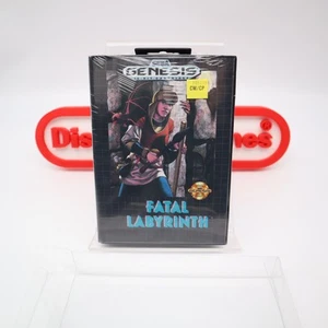 Sega Genesis FATAL LABYRINTH - NEW & Factory Sealed with Authentic Tube Seal! - Picture 1 of 12