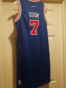 Lamar Odom LOS ANGELES CLIPPERS STITCHED SEWN JERSEY DRESS WOMEN JR GIRL MEDIUM  - Picture 1 of 6