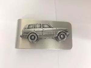 Range Rover 4 Door ref197 pewter effect car emblem on a stunning Money Clip - Picture 1 of 1