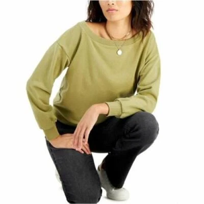 MSRP $60 Inc International Concepts Womens Off-The-Shoulder Sweatshirt Size XS - Image 1 of 2