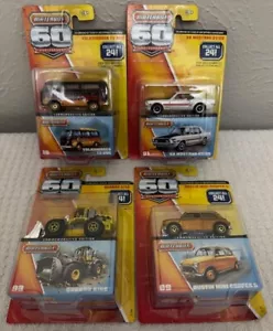 Matchbox 60th Anniversary Commemorative Edition 4 Pcs #01,#03,#09, and #16 NEW - Picture 1 of 6