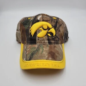 Mütze Kappe Iowa Hawkeyes verstellbar in Camouflage mit Gelb - Bild 1 von 3