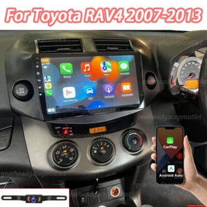 Carplay For Toyota RAV4 2007-2013 Android 13 Apple Car GPS Stereo Radio WIFI+Cam - Picture 1 of 19