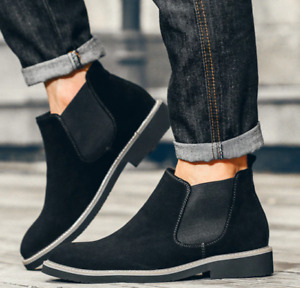 Unbranded Black Suede Boots for Men for Sale | Shop New & Used Men's Boots  | eBay