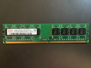 Hynix 512MB 1Rx8 PC2-5300U-555-12 HYMP564U64BP8-Y5 AB-A Memory Ram - Used - Picture 1 of 1