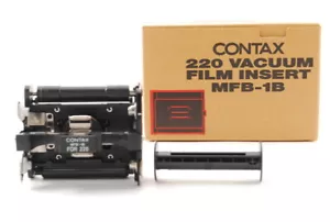 【Near MINT 】Contax 645 220 Vacuum Film Insert MFB-1B for Contax 645 w/Box (2951) - Picture 1 of 9