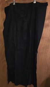 DU Date Maternity Skirt, Long, Black ,Loose Adj Belt Size XXL B009 - Picture 1 of 7