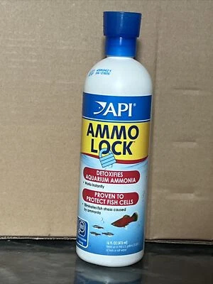 API Ammo Lock 16oz. Instant Ammonia Detoxifier for Freshwater & Marine Aquariums - Image 1 of 2