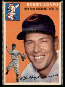 1954 Topps #123 Bobby Adams (wrinkle/crease) - Picture 1 of 2