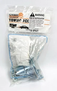 NEW Trailer Wiring Connector Car End 7 Way Round Socket Metal 12703 - Picture 1 of 2