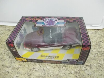 1995 Chevrolet Chevy Corvette Indianapolis 500 Car 1/18 Maisto NIB Collector Box - Image 1 of 4