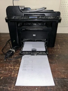 HP LaserJet 1536dnf MFP Monochrome Printer Copier Scanner Fax With Toner - Used - Picture 1 of 6