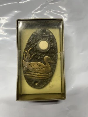PUERTA PATO Decorativo Latón Sólido SPI Nuevo En BoX Foto 1 de 4