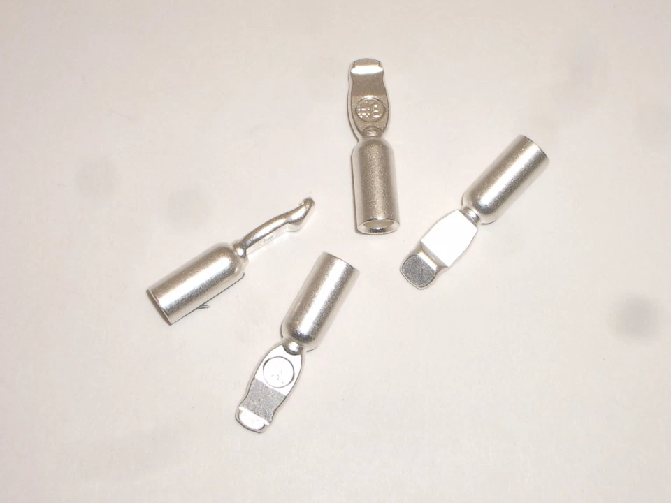 PHILMORE 49-925 DC-S 60A POWER CONTACTS 8AWG WIRE FITS POWERPOLE PP75 4/PKG - Image 1 of 2