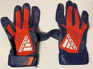 Carlos Correa Game Worn Used Adidas Navy/Orange CC1 Batting Gloves XL PR COA - Picture 1 of 2