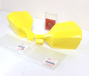 YELLOW KNUCKLE COVER RH LH set Fit SUZUKI DR200SE DR650SE DR-Z400S DR-Z250 - Picture 1 of 12