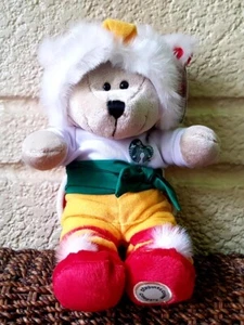Brand New Limited Edition Starbucks Hong Kong Macau Lion Dance Bearista Bear - Picture 1 of 5