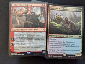 MTG EDH Commander Deck - Jeska, Thrice Reborn and Tana, The Bloodsower - Rares - Picture 1 of 9