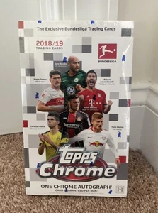 2018-19 Topps Chrome Bundesliga Soccer Sealed Hobby Box - Picture 1 of 1