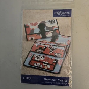 Indygo Junction Pattern - Grommet Wallet #IJ880 - Uncut - Picture 1 of 2