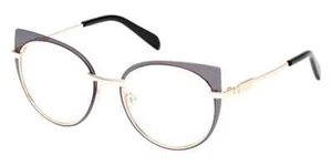 Emilio Pucci EP 5220 020 Schwarz/Gold Cat Eye Metall Brille Brillengestell 51-19-140 - Bild 1 von 2
