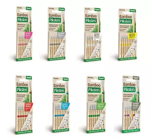Bamboo Piksters Straight Handle 8pks Sizes 00-6. Buy Bulk and Save. Free Postage - Picture 1 of 15