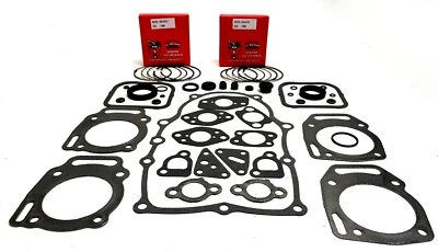 PERFORMANCE SAW SUPPLY 2 843793 PISTON RING SETS & GASKET SET FITS BRIGGS & STRATTON 350400, 350700