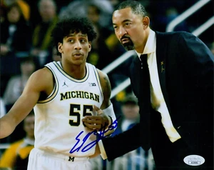 Eli Brooks Michigan Wolverines Signed 8x10 Glossy Photo JSA Authenticated - Picture 1 of 2