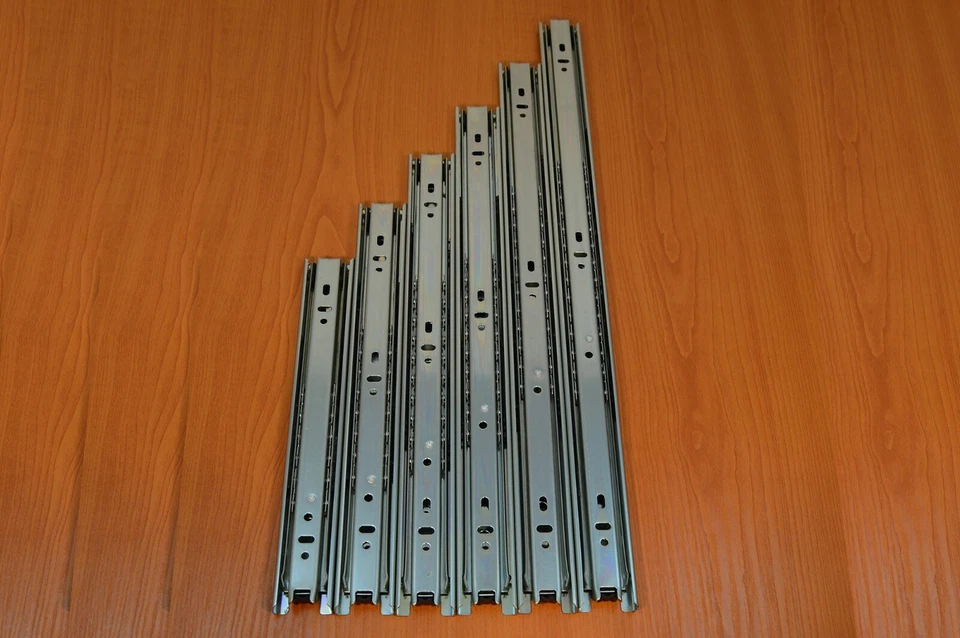 Glissière de Tiroir rail télescopique à Extension Complète GTV