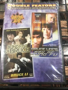 Double Feature Martial Arts Blind Fist Of Bruce And Bruce Lee’s Way Of Kung Fu - Picture 1 of 4