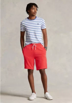 Pantalones cortos Ralph Lauren de algodón con costuras exteriores de 21 pulgadas para hombre, naranja, talla XL Foto 1 de 3