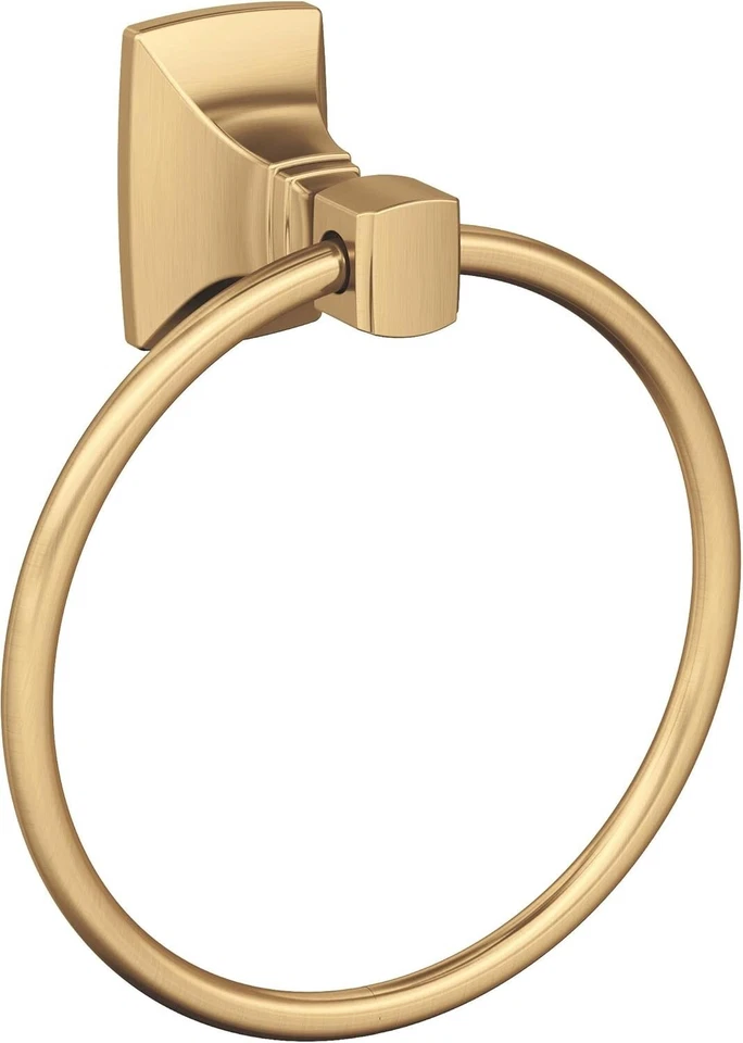 ​Amerock BH36012CZ Highland Ridge 7-7/16 in. Towel Ring in Champagne Bronze