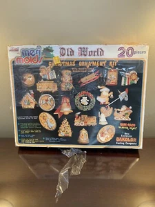 Kit artesanal de fundición de yeso ""Meri Molds"" adorno de Navidad 1978 - 20 piezas LEER - Imagen 1 de 6