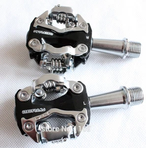 ZERAY ZP-108S MTB Mountain Bike Clipless Pedals with SPD Compatible Cleats-Black - Picture 1 of 1
