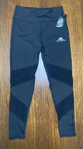 Lotus Leggings Pantalones Sudaderas Negro con Malla Talla Mediana - Imagen 1 de 6