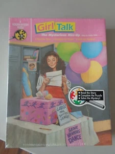 GIRL TALK Jigsaw Puzzle NOS NEW shrink-wrapped Mysterious Mix Up Mystery 1991 - Picture 1 of 6