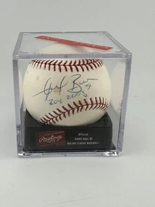 Astuccio palla da baseball autografato Angel Berroa Rawlings 2003 firmato montato su palla - Foto 1 di 11