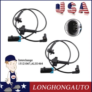 Pack2 Sensor de velocidad de rueda ABS trasero para 07-12 Escalade EXT Avalanche Yukon XL 1500 - Imagen 1 de 9