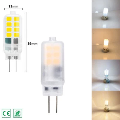 3 W G4 LED-Glühbirne 3000 K 4000 K 6000 K Mini-Glühbirnen Bi-Pin AC/DC12 V 2835 - Bild 1 von 4