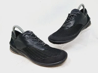 Ecco Womens Biom Life Tie Black Leather Shoes Size EU 39 US 8-8.5 - Image 1 of 4
