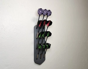 Wandmontiertes Dartboard Regal, Billard Spielzimmer Organizer, Metall Kunststoff Spitze - Bild 1 von 13