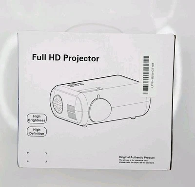 Full HD Mini Projector with Tripod, Mirror WIFI, 1080P Smartphone TV USB Laptop  - Image 1 of 4