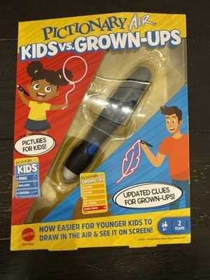 Pictionary Air Kids vs. Grown-Ups Mattel Games Family Drawing Game, *NEW* - Image 1 of 3