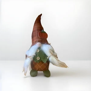 Fall Gnome Plushy Harvest Pumpkin Patch 12” Weighted Bottom - Picture 1 of 6