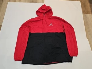 Air Jordan Lightweight Nylon Jacket Chicago Colors Size Large CLEAN EXCELLENT - Picture 1 of 11