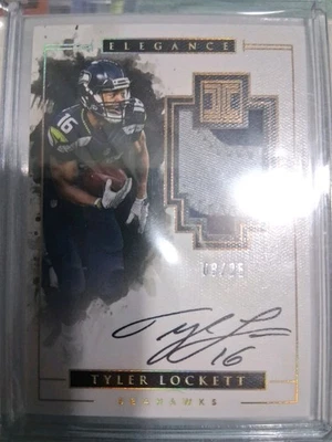 Tyler Lockett Impeccable Elegance Patch Autograph - Image 1 of 2