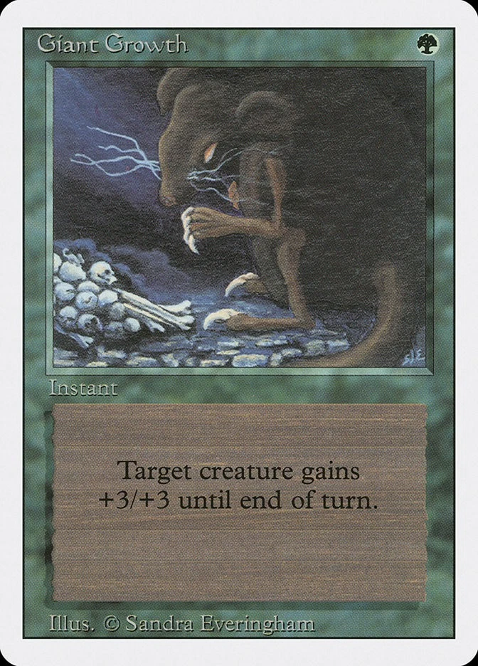 MTG Giant Growth  - 3rd Edition / Revised #199 - Image 1 of 1