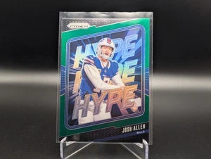 2024 Panini Prizm JOSH ALLEN #13 Hype Green Prizm Buffalo Bills - Picture 1 of 2